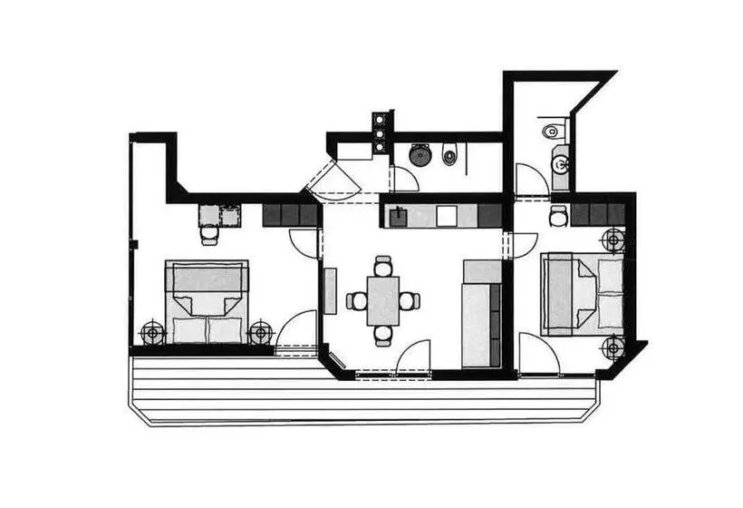 آپارتمان 2 خوابه, Rosamunde Apartments