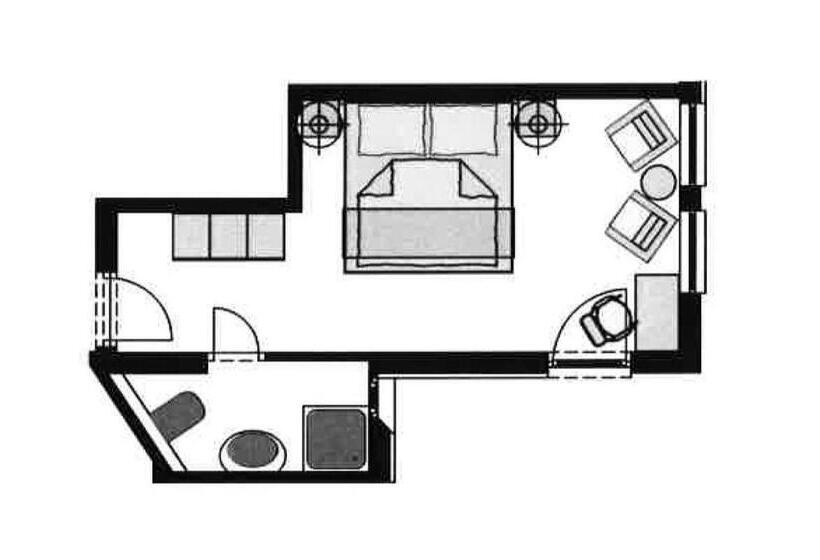 标准间带露台, Rosamunde Apartments
