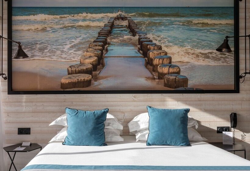 غرفة كومفورت مطلة علي البحر, Best Western Plus Hotel Canet Plage