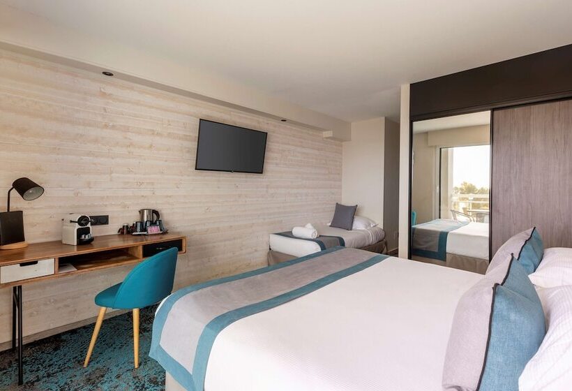 غرفة قياسية مطلّة علي البحر, Best Western Plus Hotel Canet Plage