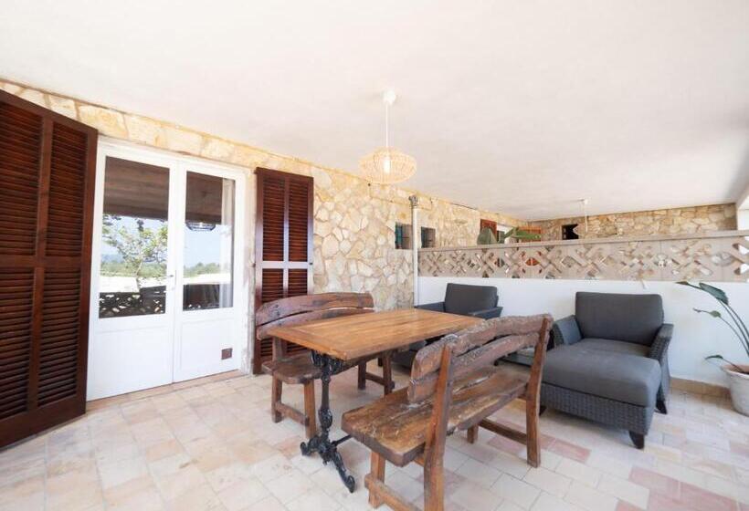 침실 1개 테라스 아파트, Can Cap De Bou By Alquilair