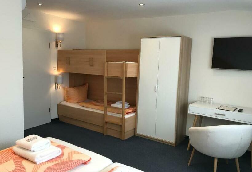 4인용 스탠다드 룸, Gästehaus Elzblick