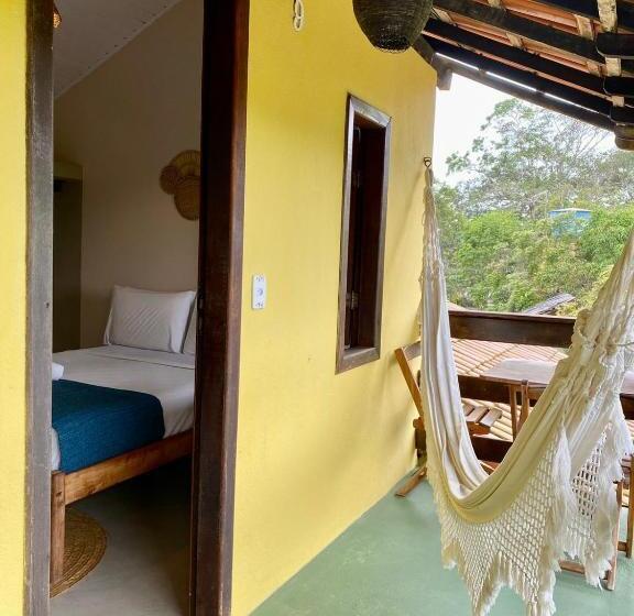 חדר דלוקס עם מרפסת, Pousada Oceano