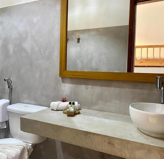 חדר דלוקס עם מרפסת, Pousada Oceano