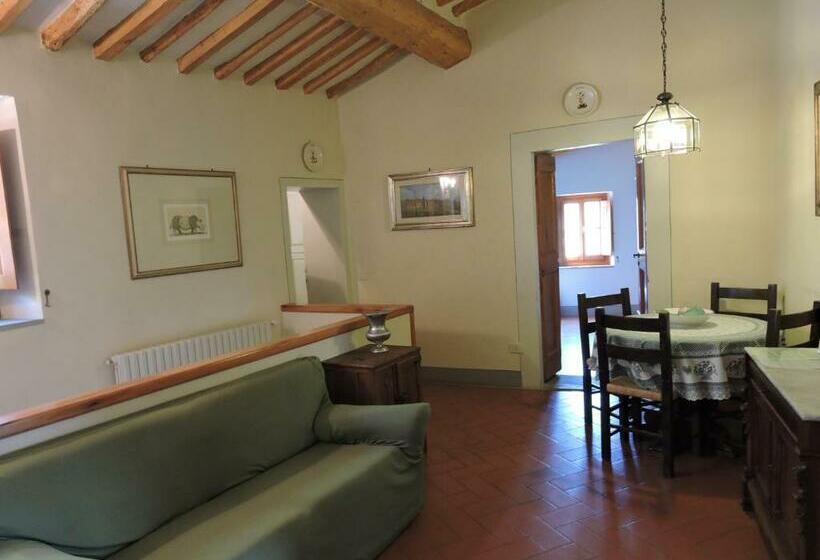 침실 2개 아파트, Agriturismo Montereggi