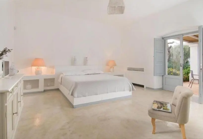 キングサイズベッドのデラックスルーム, Masseria Spesseto