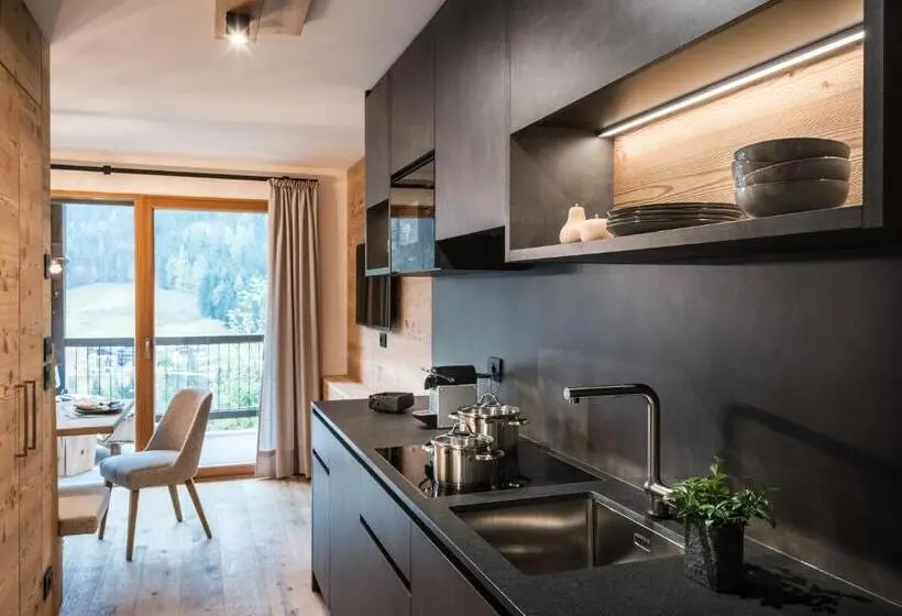 景色の見える一ベッドルームアパートメント, Les Dolomites Mountain Lodges