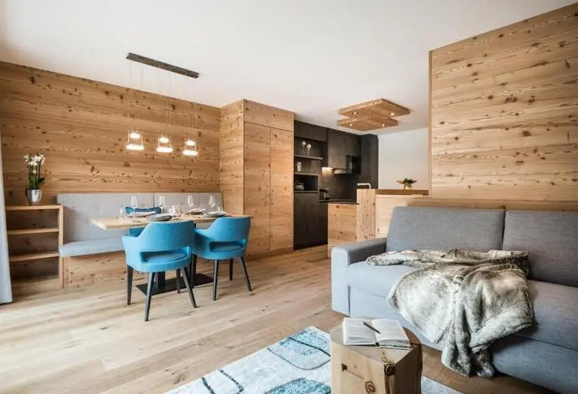 景色の見える一ベッドルームアパートメント, Les Dolomites Mountain Lodges