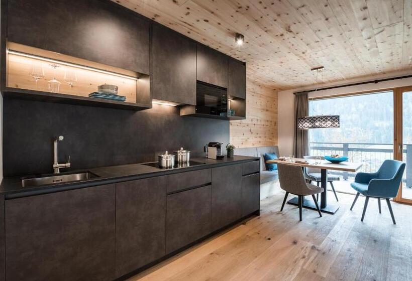 침실 1개 전망 아파트, Les Dolomites Mountain Lodges