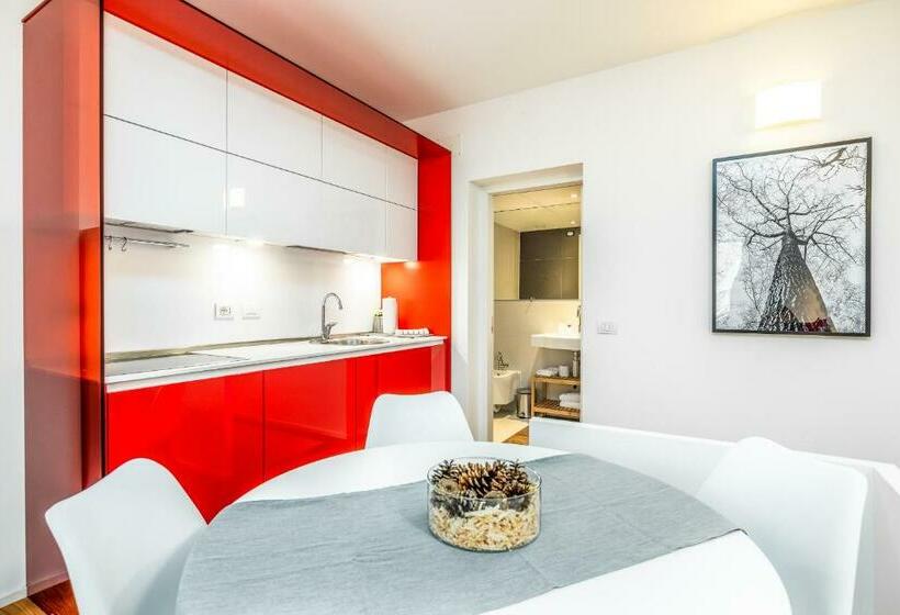 Апартаменты 1 Спальня с Балконом, Quercus Appartements Contactless Check In