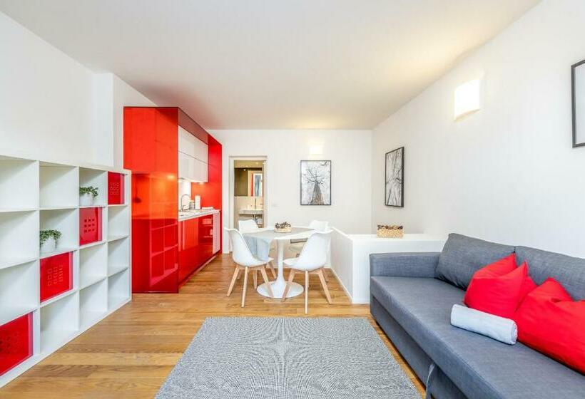 Апартаменты 1 Спальня с Балконом, Quercus Appartements Contactless Check In