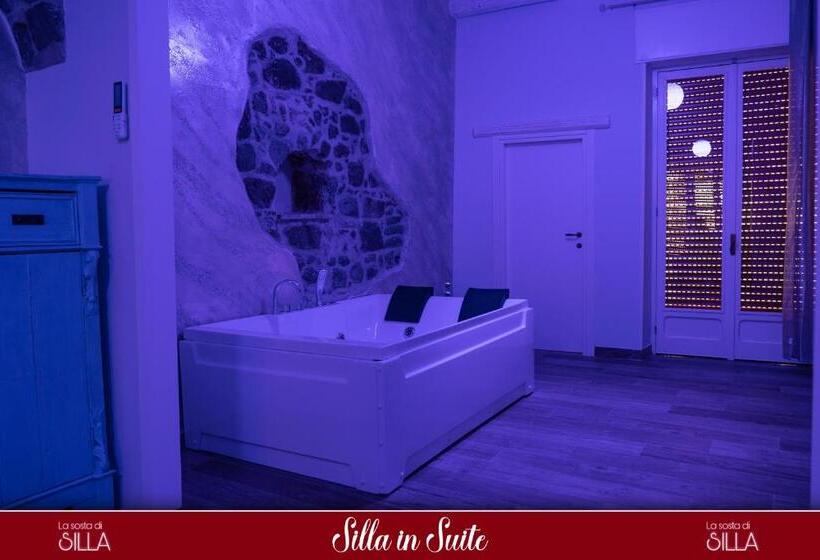 غرفة قياسية مزوَّدة بجاكوزي, La Sosta Di Silla