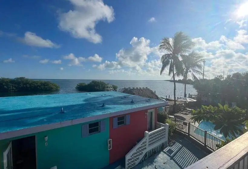オーシャンビュースタンダードルームバルコニー付き, Conch Key Fishing Lodge & Marina