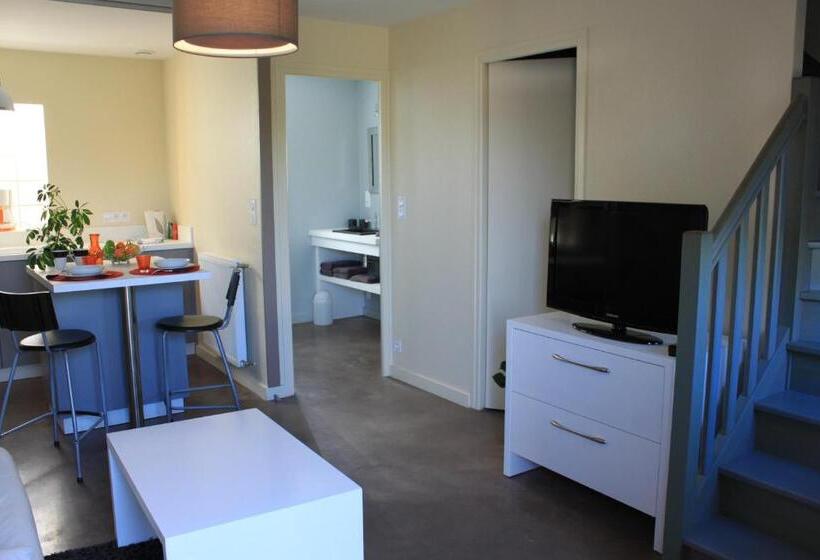 شقة ديلوكس غرفة نوم واحدة, Hôtel   Restaurant L Hortensia