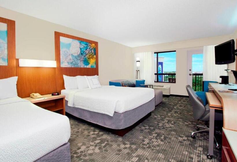 חדר סטנדרט שתי מיטות זוגיות, Courtyard By Marriott Cocoa Beach Cape Canaveral