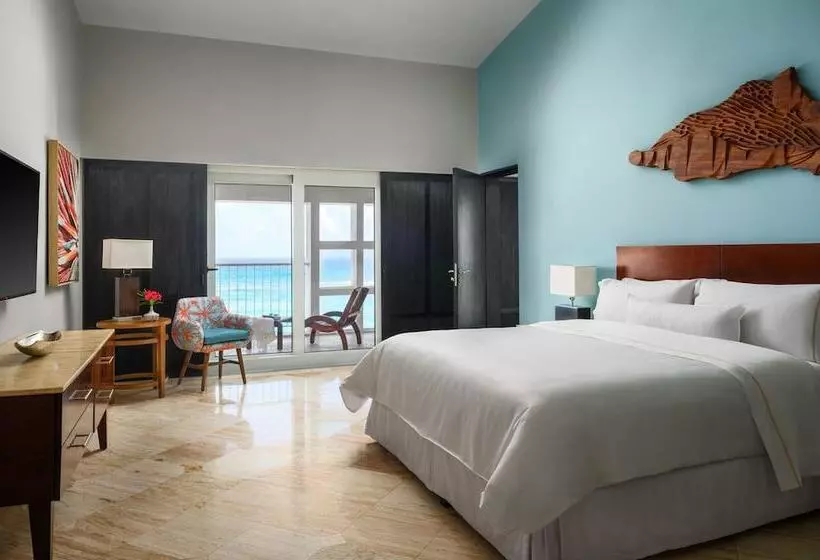 キングサイズベッドのスイートルーム, The Westin Resort & Spa, Cancun