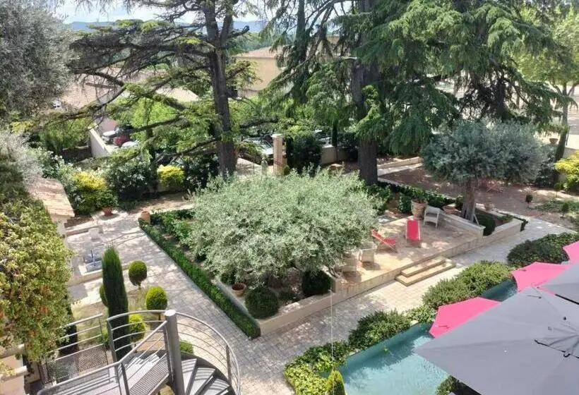 テラス付き１ベッドルームアパートメント, Boutique Hôtel La Villa Montesquieu