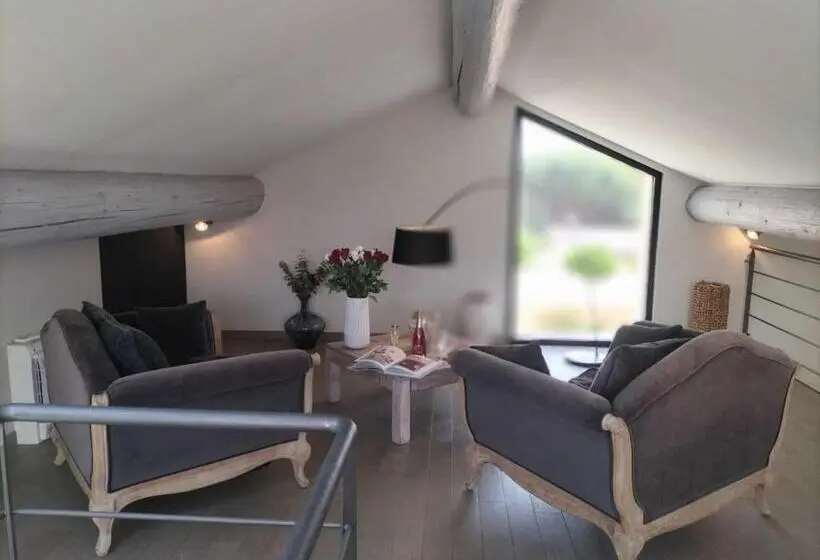 テラス付き１ベッドルームアパートメント, Boutique Hôtel La Villa Montesquieu