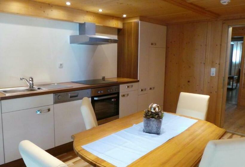 דירה בת חדר שינה 1 עם מרפסת, Ferienwohnungen Gästehaus Altginzling