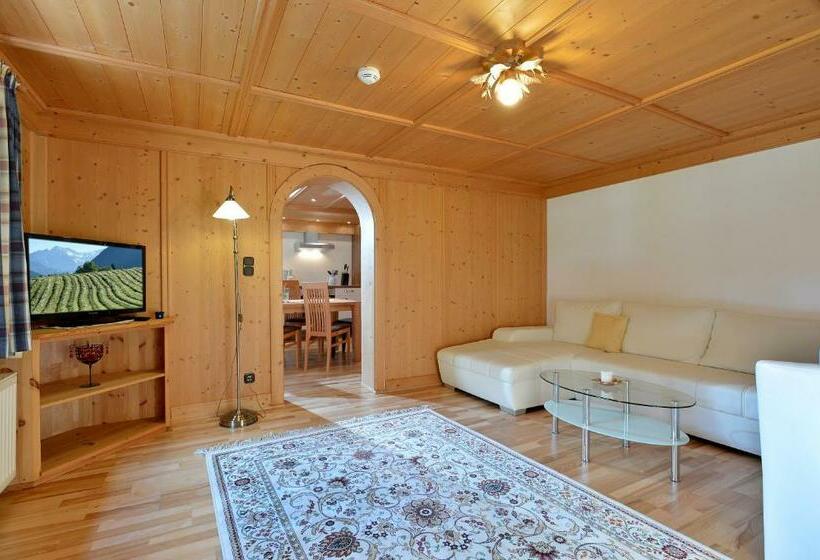 דירה בת חדר שינה 1 עם מרפסת, Ferienwohnungen Gästehaus Altginzling