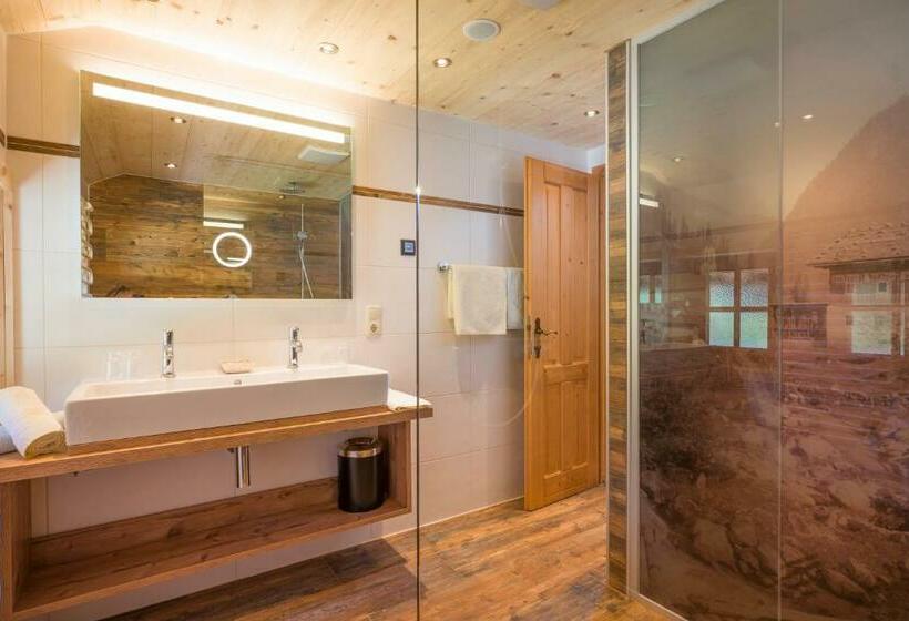 דירה בת חדר שינה 1 עם מרפסת, Ferienwohnungen Gästehaus Altginzling