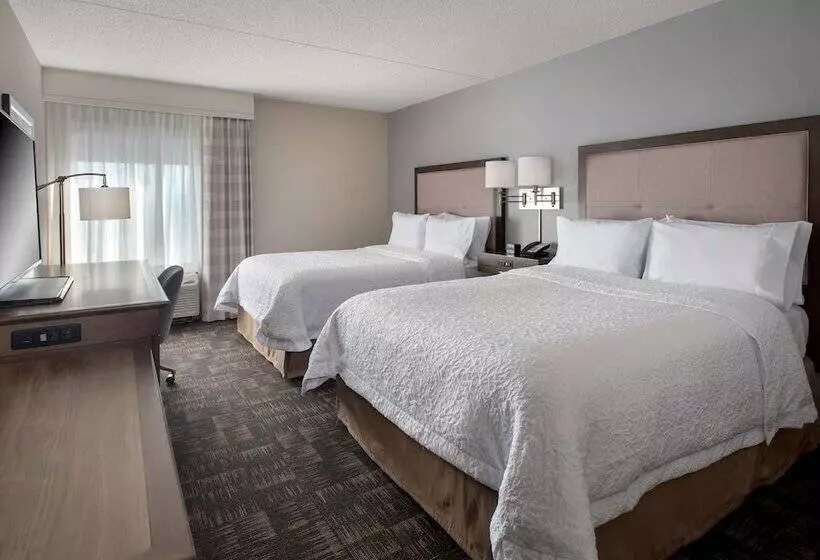 اتاق استاندارد با 2 تخت دوبل, Hampton Inn Bostonlogan Airport