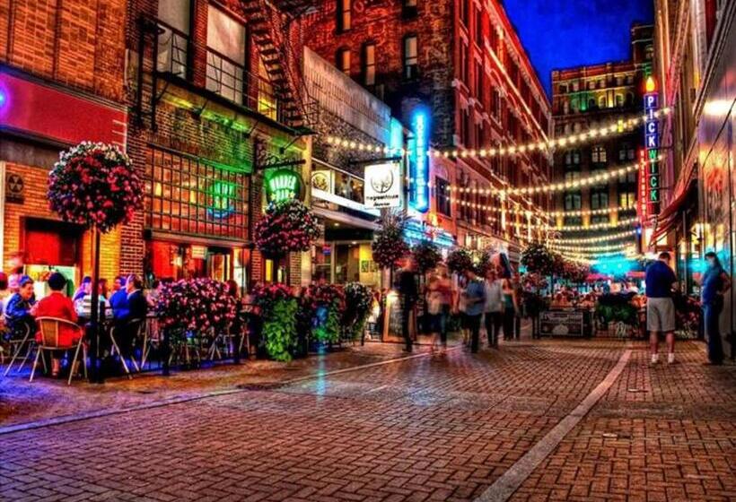 带2个双人床的标准工作室, Hyatt Regency Cleveland At The Arcade