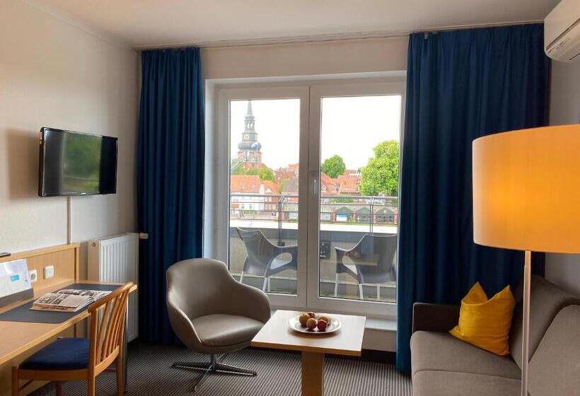 شقة غرفة واحدة ذات إطلالة, Stadthafen Stade