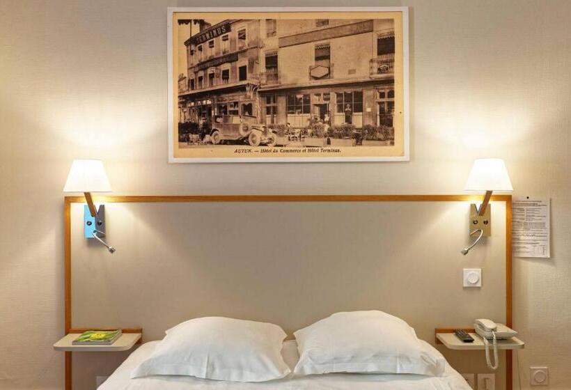 スタンダード4人部屋, Contact Hôtel Du Commerce Et Son Restaurant Côte à Côte