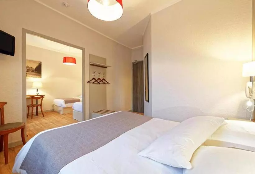 スタンダード４人部屋, Contact Hôtel Du Commerce Et Son Restaurant Côte à Côte