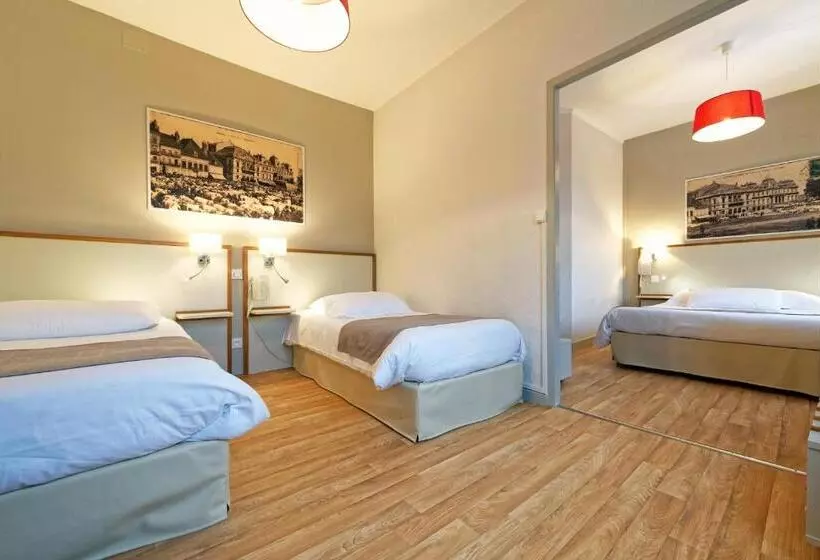 スタンダード４人部屋, Contact Hôtel Du Commerce Et Son Restaurant Côte à Côte