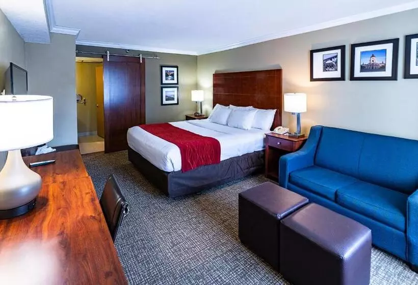 اتاق استاندارد با تخت بزرگ برای معلولان, Hyland Inn Near Pasadena Civic Center