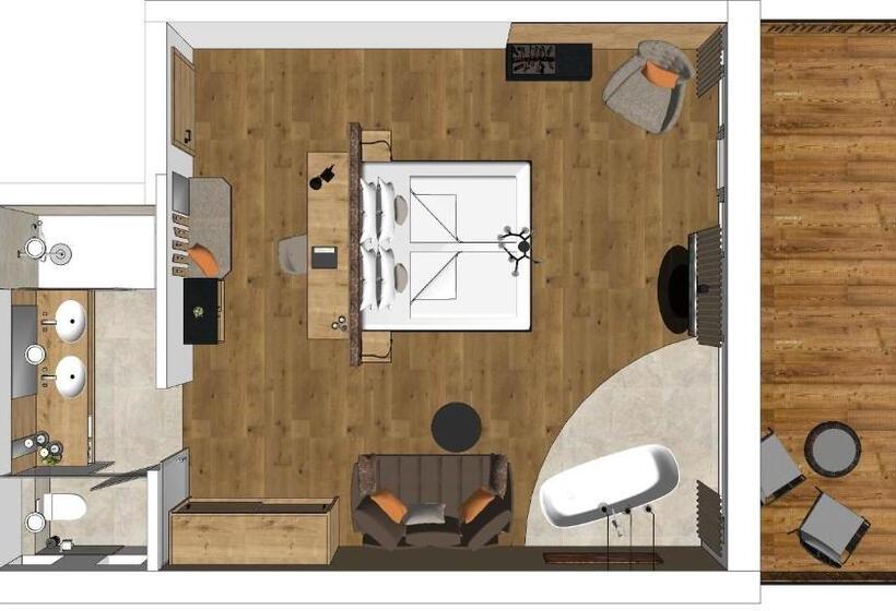 غرفة سوبيريور, Landrefugium Obermüller Spa & Naturresort 4,5 Sterne