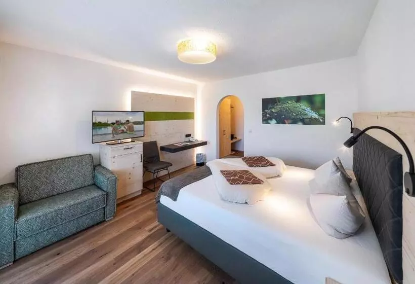 キングサイズベッドのスタンダードルーム, Landrefugium Obermüller Spa & Naturresort 4,5 Sterne