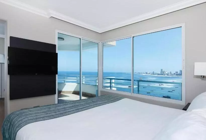اتاق سوپریور با چشم‌انداز دریا, Terrado Suites Iquique