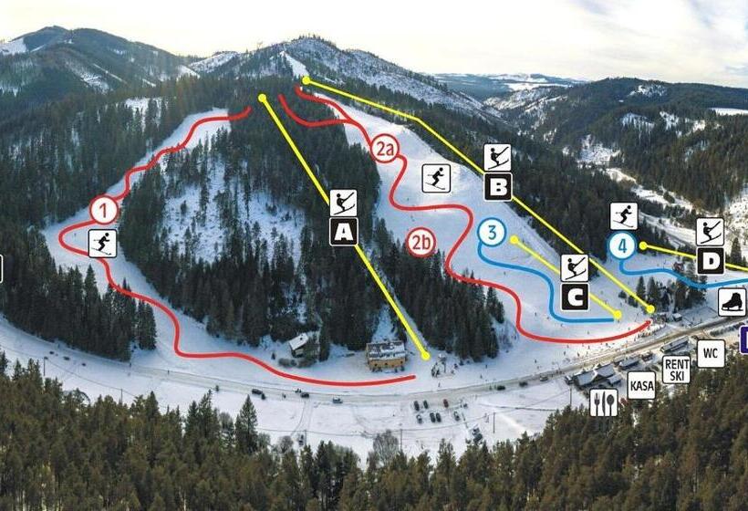 Номер Стандарт с Балконом, Penzión čerešňový Sad & Wellness