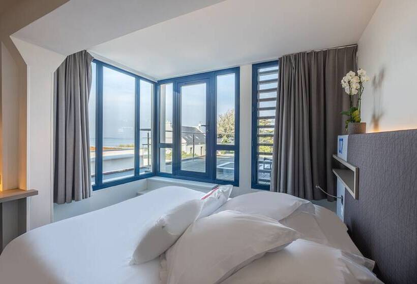 带海景的标准房, Hostellerie De La Pointe Saint Mathieu   Spa & Restaurant