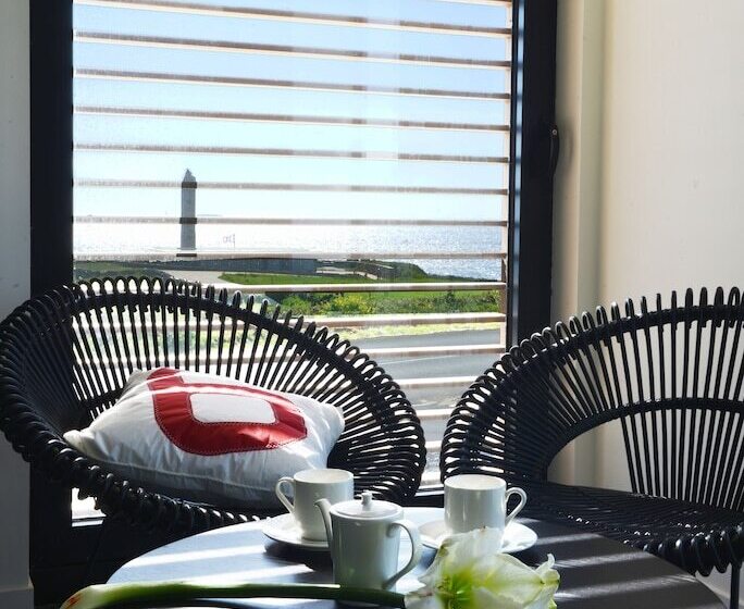 디럭스 룸 바다 전망, Hostellerie De La Pointe Saint Mathieu   Spa & Restaurant