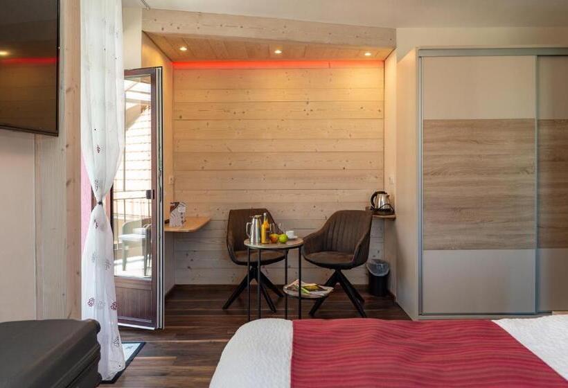 ガーデンビュースタンダードルーム, Logis Hotel Des Vosges