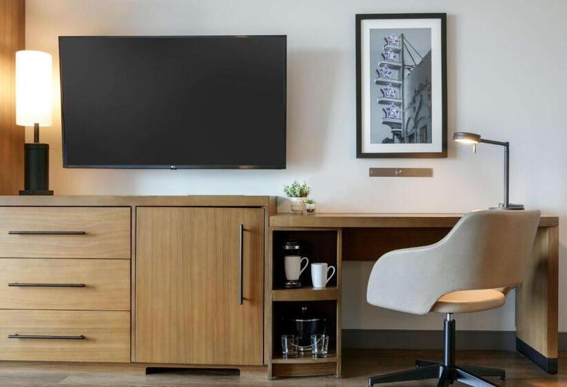 身障者適用クイーンサイズベッドルーム, Hyatt Place Fort Worth/tcu