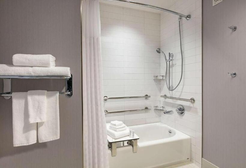 身障者適用クイーンサイズベッドルーム, Hyatt Place Fort Worth/tcu