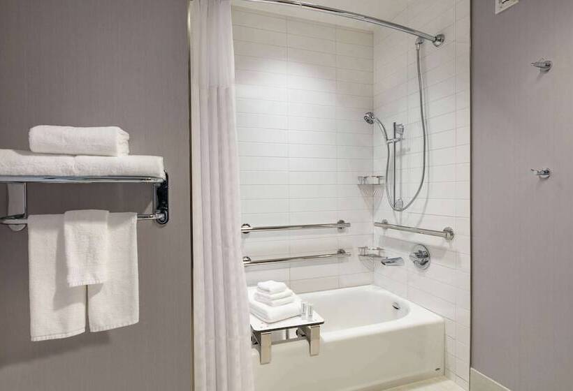 身障者適用クイーンサイズベッドルーム, Hyatt Place Fort Worth/tcu