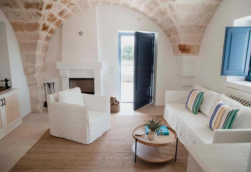 带花园景观和一个卧室的别墅, Masseria Calderisi