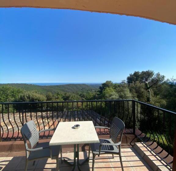 غرفة ديلوكس مطلّة علي البحر, Les Belles Terrasses