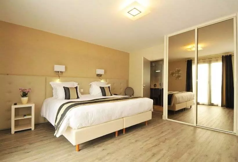 Standard-huone, Logis Hostellerie Du Mont Aime