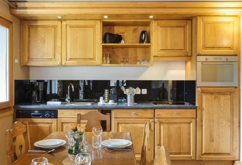 آپارتمان 3 خوابه, Residence And Spa Vallorcine Montblanc