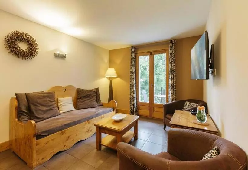２ベッドルームアパートメント, Residence And Spa Vallorcine Montblanc