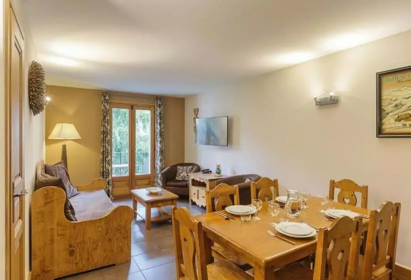 ２ベッドルームアパートメント, Residence And Spa Vallorcine Montblanc