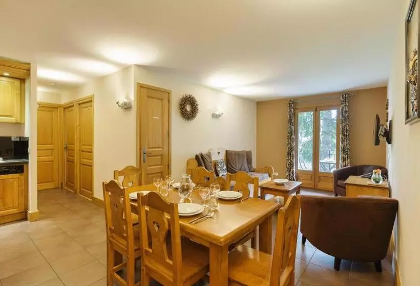 ２ベッドルームアパートメント, Residence And Spa Vallorcine Montblanc