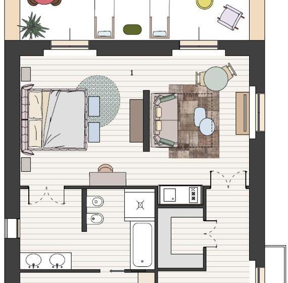 テラス付スイート, Casarealia